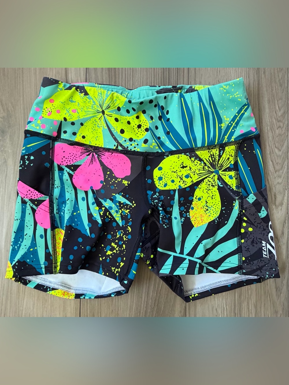 Zoot Sports LTD Run Pulse 2021 Team Zoot Floral Shorts M NWOT